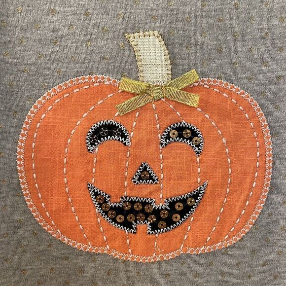 Mud Pie Baby Girl Halloween Pumpkin One Piece Romper Jumpsuit 6-9 Months NWT - Picture 4 of 10